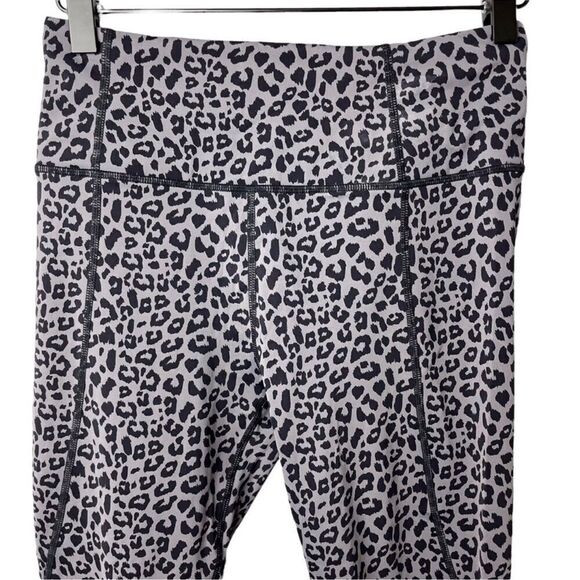 Varley Bedford Leopard Print Leggings High Waist Black Gray Size Small - Picture 4 of 6